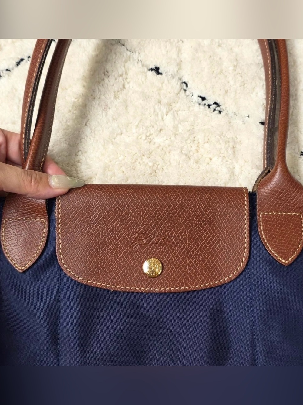 Longchamp Navy size Large - Picture 5 of 7